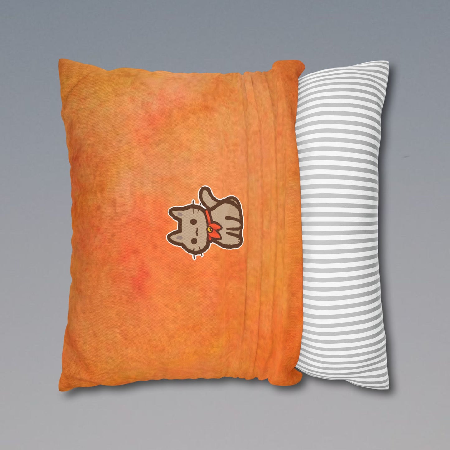 Cute Cat Themed Decorative Pillowcase, Cozy Home Decor