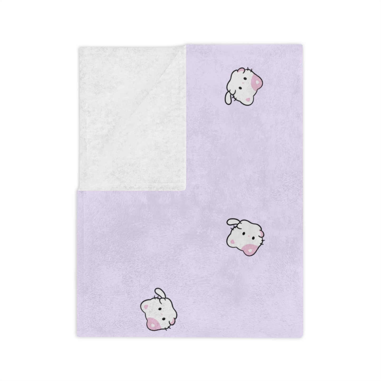 Cozy Cute Plush Blanket, Soft Microfiber Throw