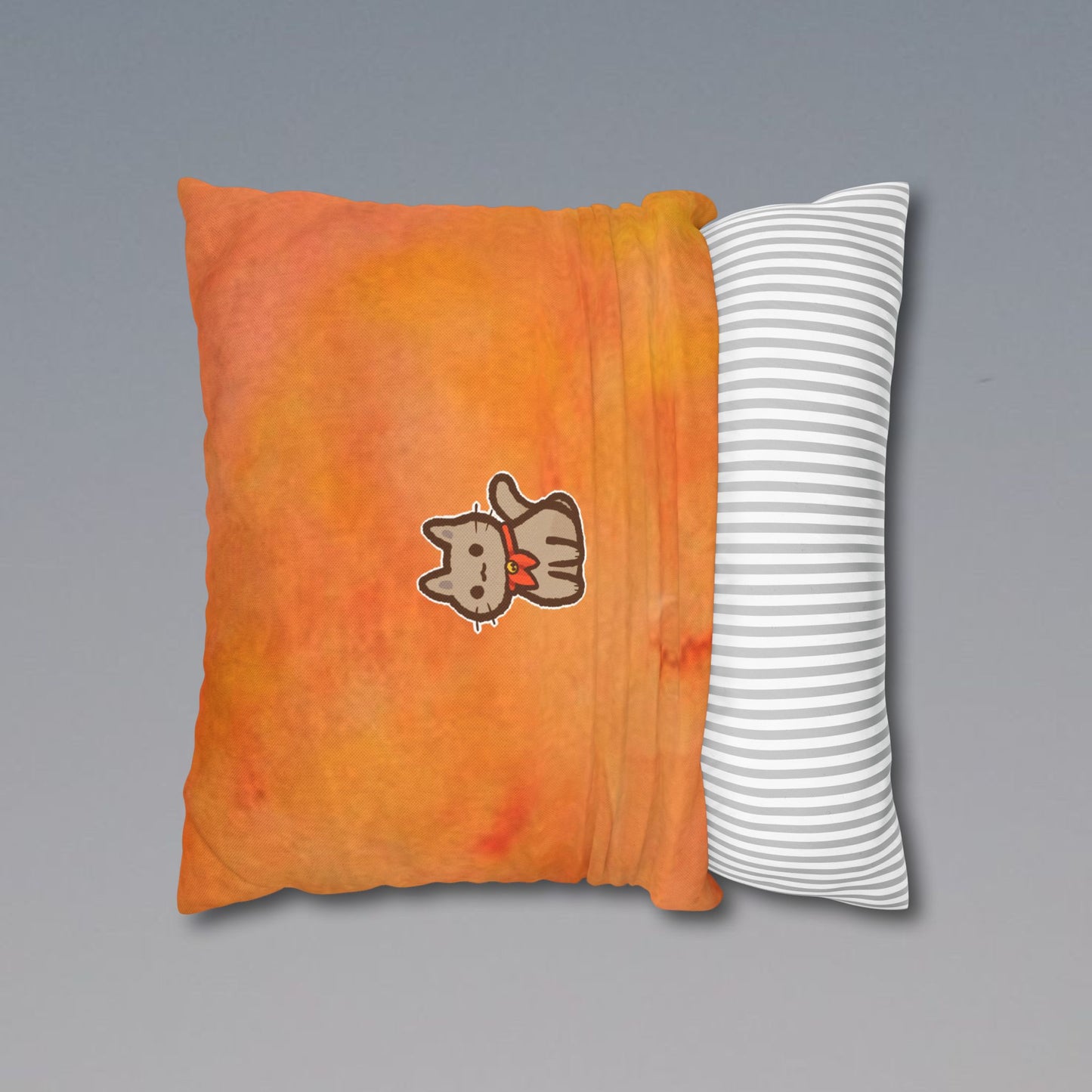 Cute Cat Themed Decorative Pillowcase, Cozy Home Decor