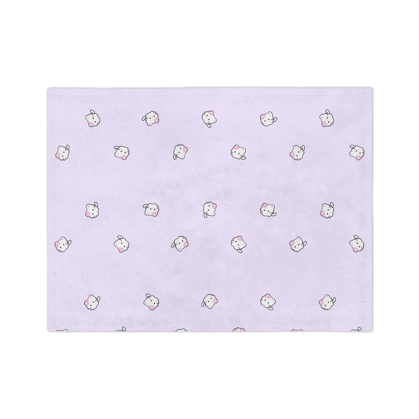 Cozy Cute Plush Blanket, Soft Microfiber Throw