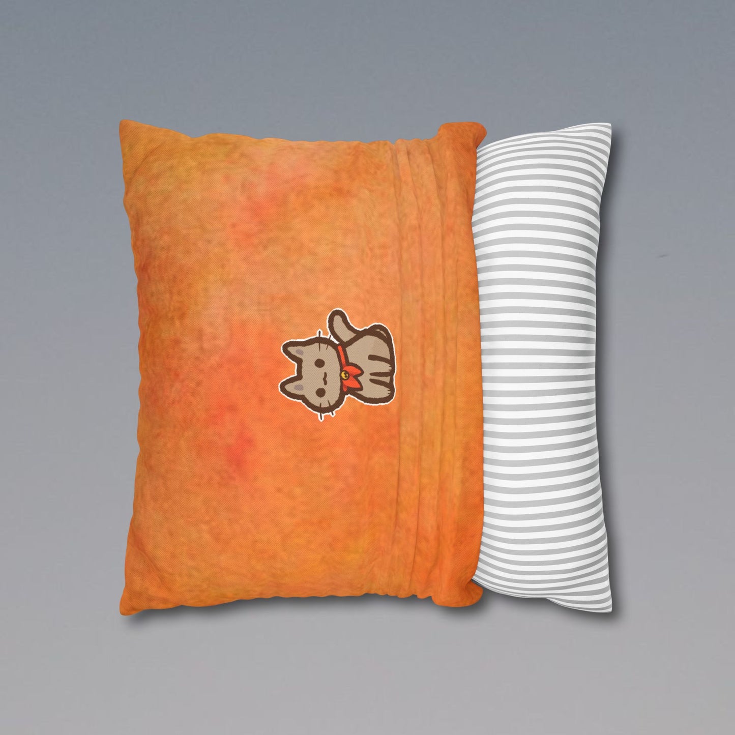 Cute Cat Themed Decorative Pillowcase, Cozy Home Decor
