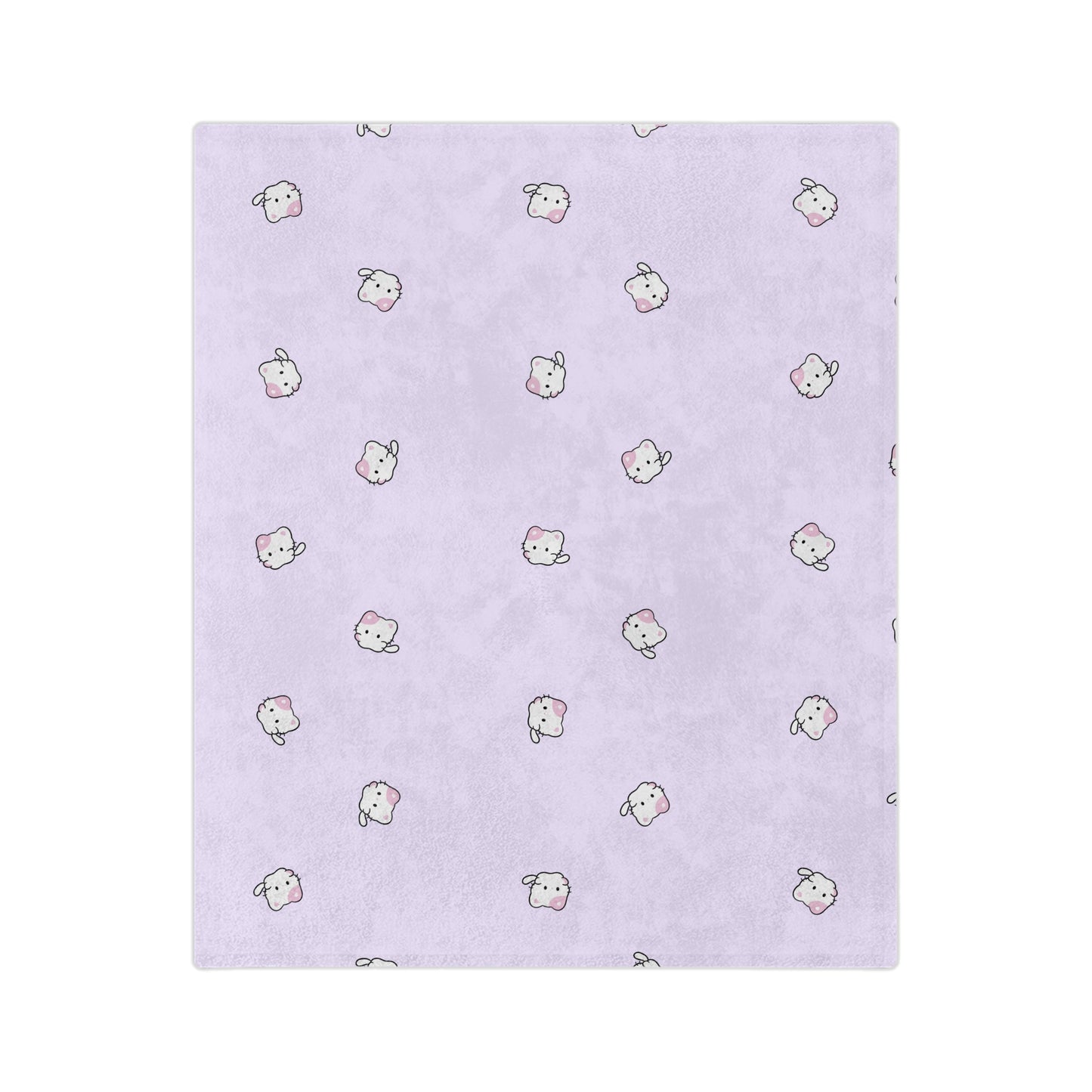 Cozy Cute Plush Blanket, Soft Microfiber Throw