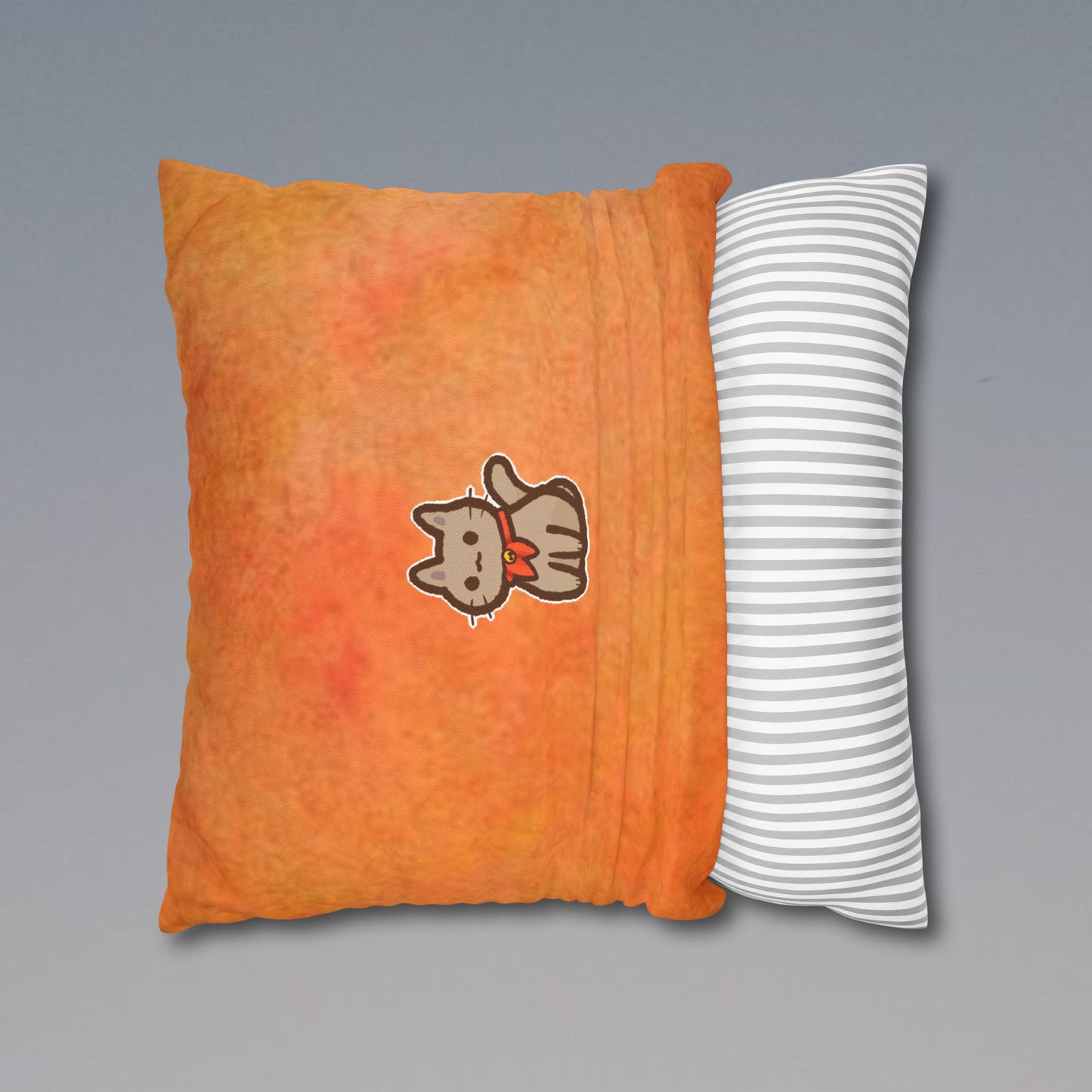 Cute Cat Themed Decorative Pillowcase, Cozy Home Decor