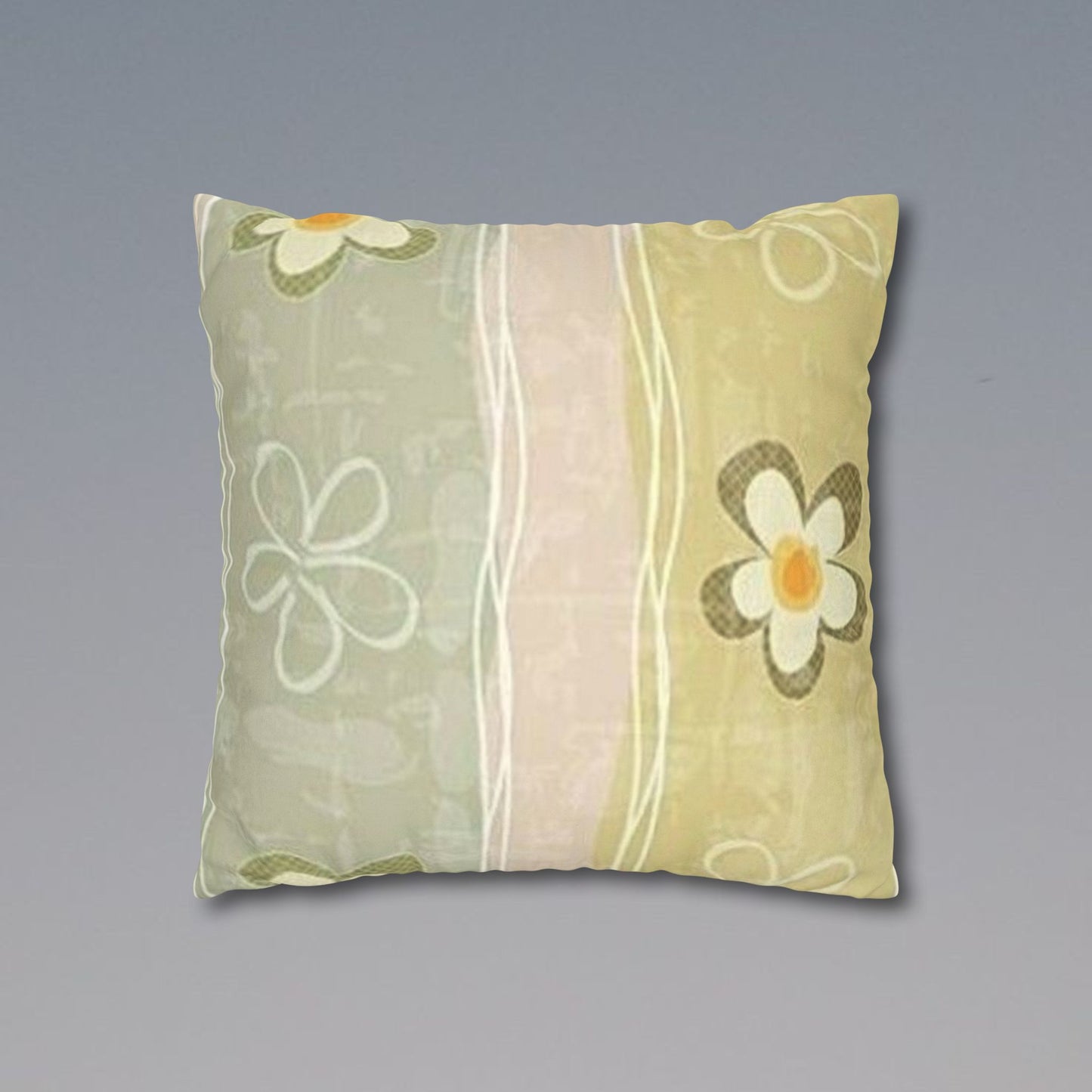 Chic Floral Faux Suede Pillowcase, Cozy Decorative Cushion Cover, Soft Home Decor, Bedroom Accessory, Gift for Her, Boho Style