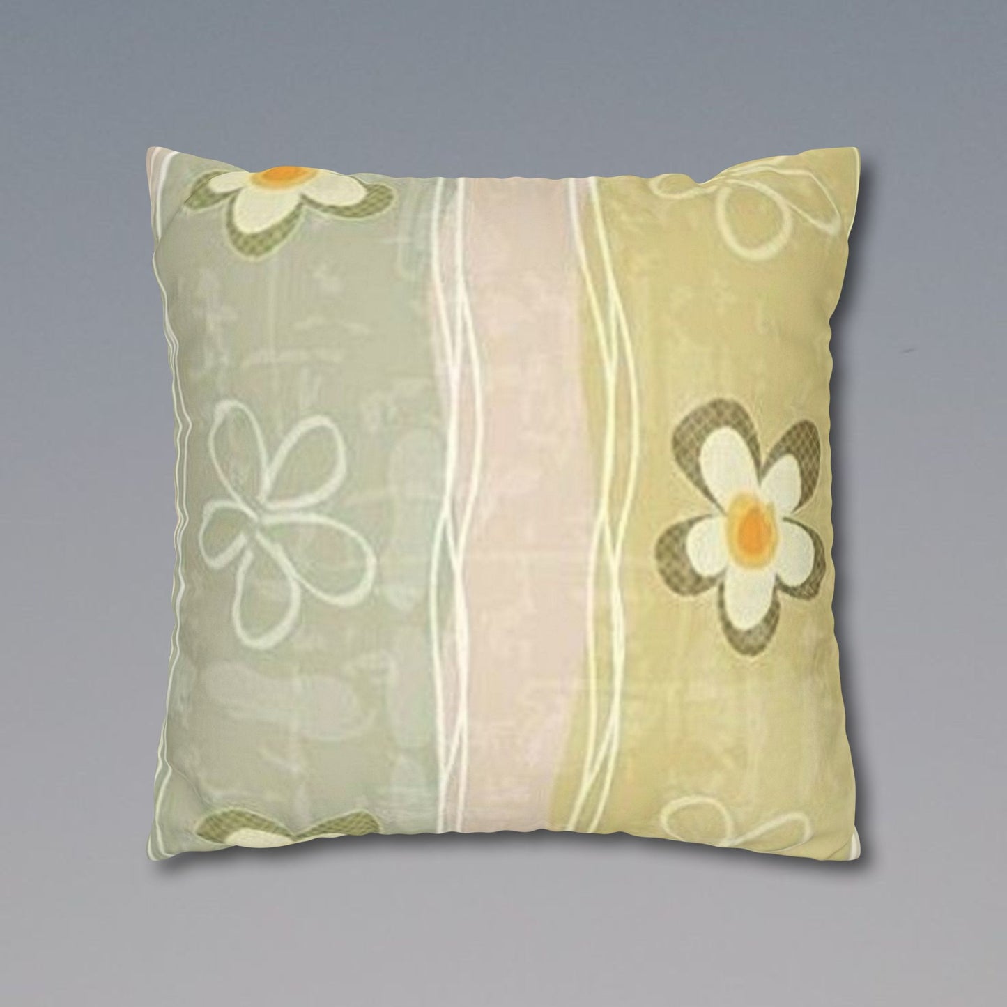 Chic Floral Faux Suede Pillowcase, Cozy Decorative Cushion Cover, Soft Home Decor, Bedroom Accessory, Gift for Her, Boho Style