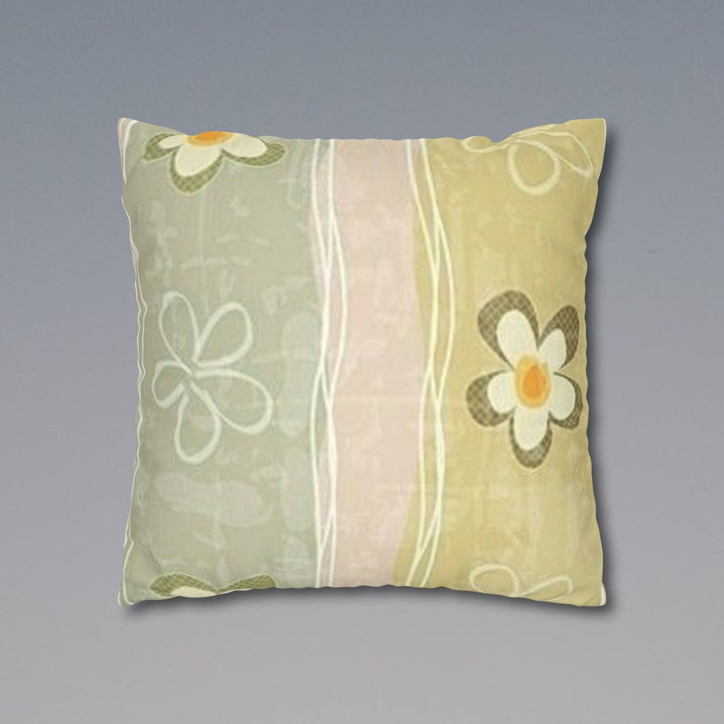 Chic Floral Faux Suede Pillowcase, Cozy Decorative Cushion Cover, Soft Home Decor, Bedroom Accessory, Gift for Her, Boho Style