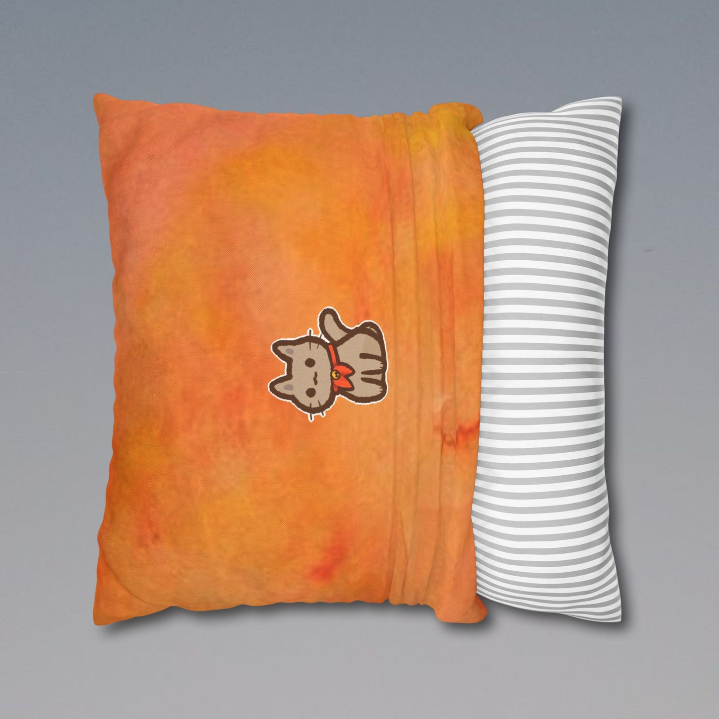 Cute Cat Themed Decorative Pillowcase, Cozy Home Decor