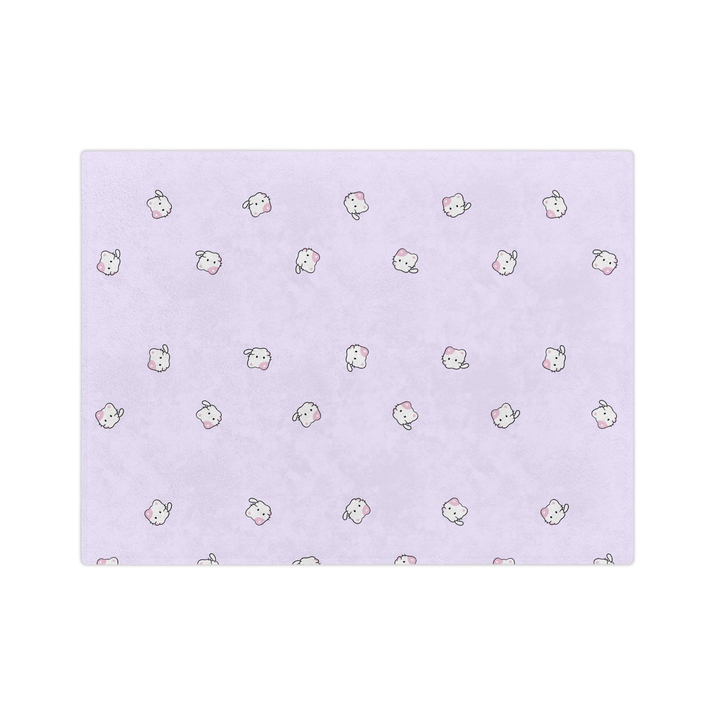 Cozy Cute Plush Blanket, Soft Microfiber Throw
