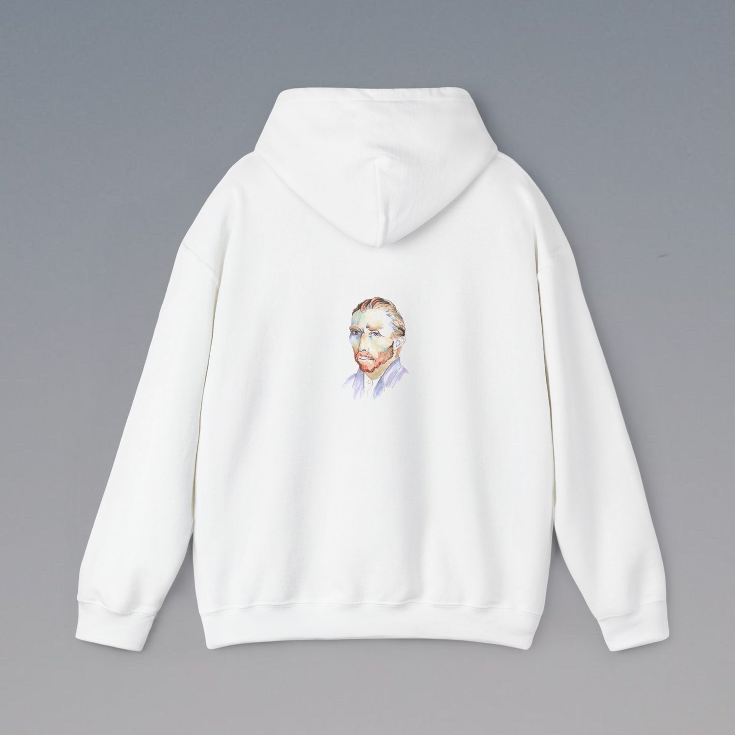 Vincent Van Gogh Inspired Hooded Sweatshirt, Casual Style