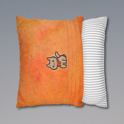 Cute Cat Themed Decorative Pillowcase, Cozy Home Decor