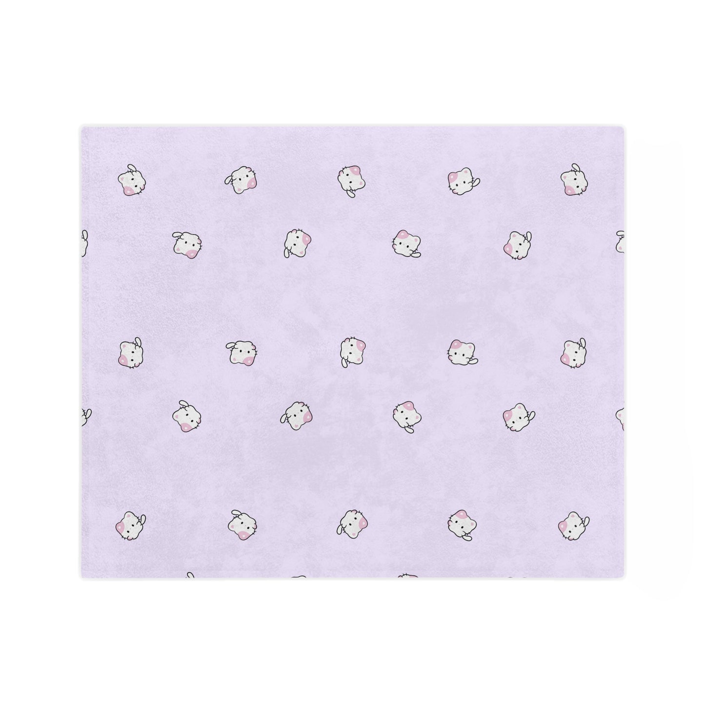 Cozy Cute Plush Blanket, Soft Microfiber Throw