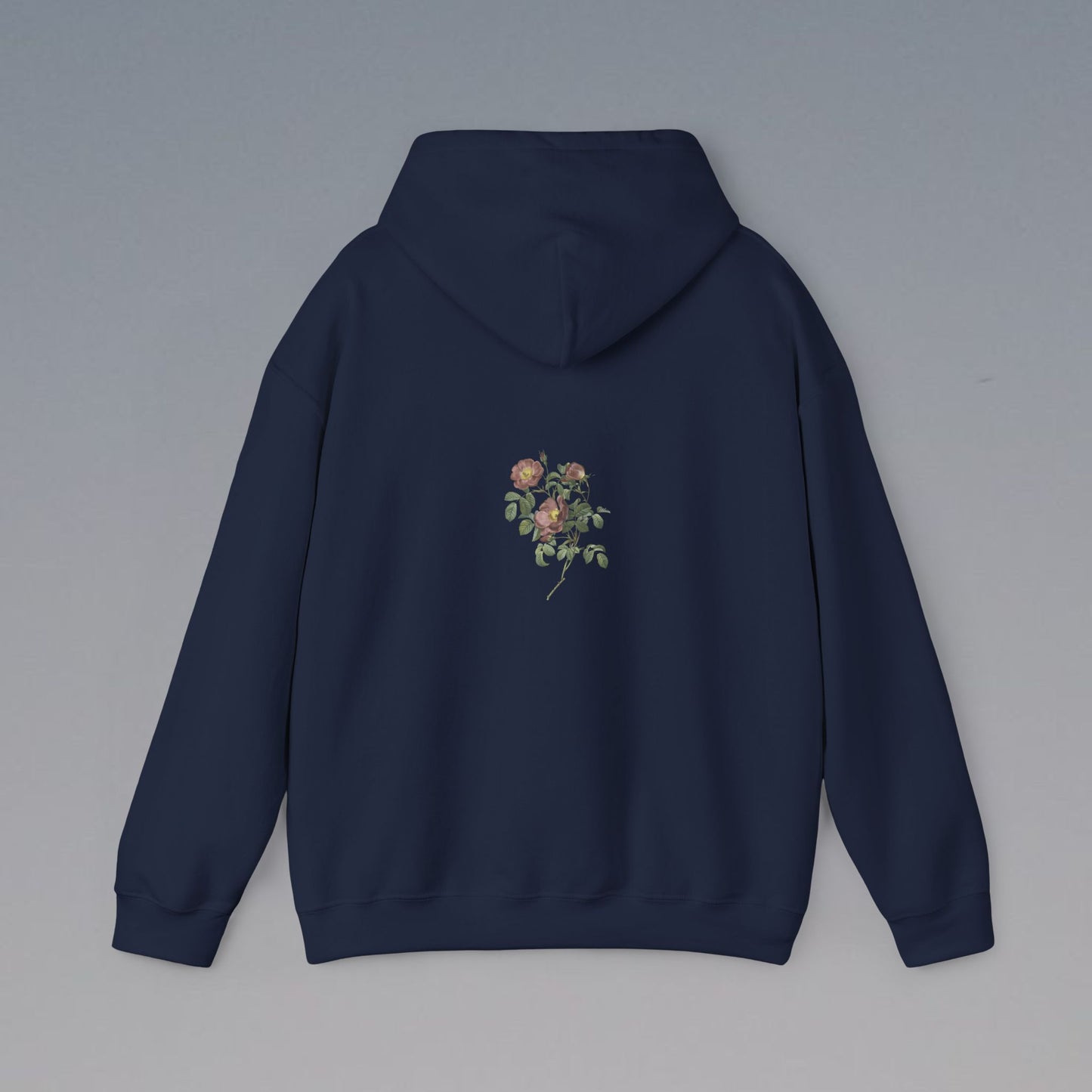 Chic Floral Graphic Hoodie Unisex Style