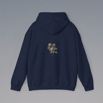 Chic Floral Graphic Hoodie Unisex Style
