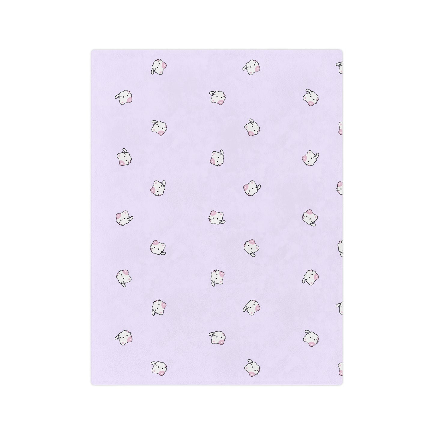Cozy Cute Plush Blanket, Soft Microfiber Throw