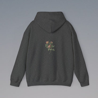 Chic Floral Graphic Hoodie Unisex Style