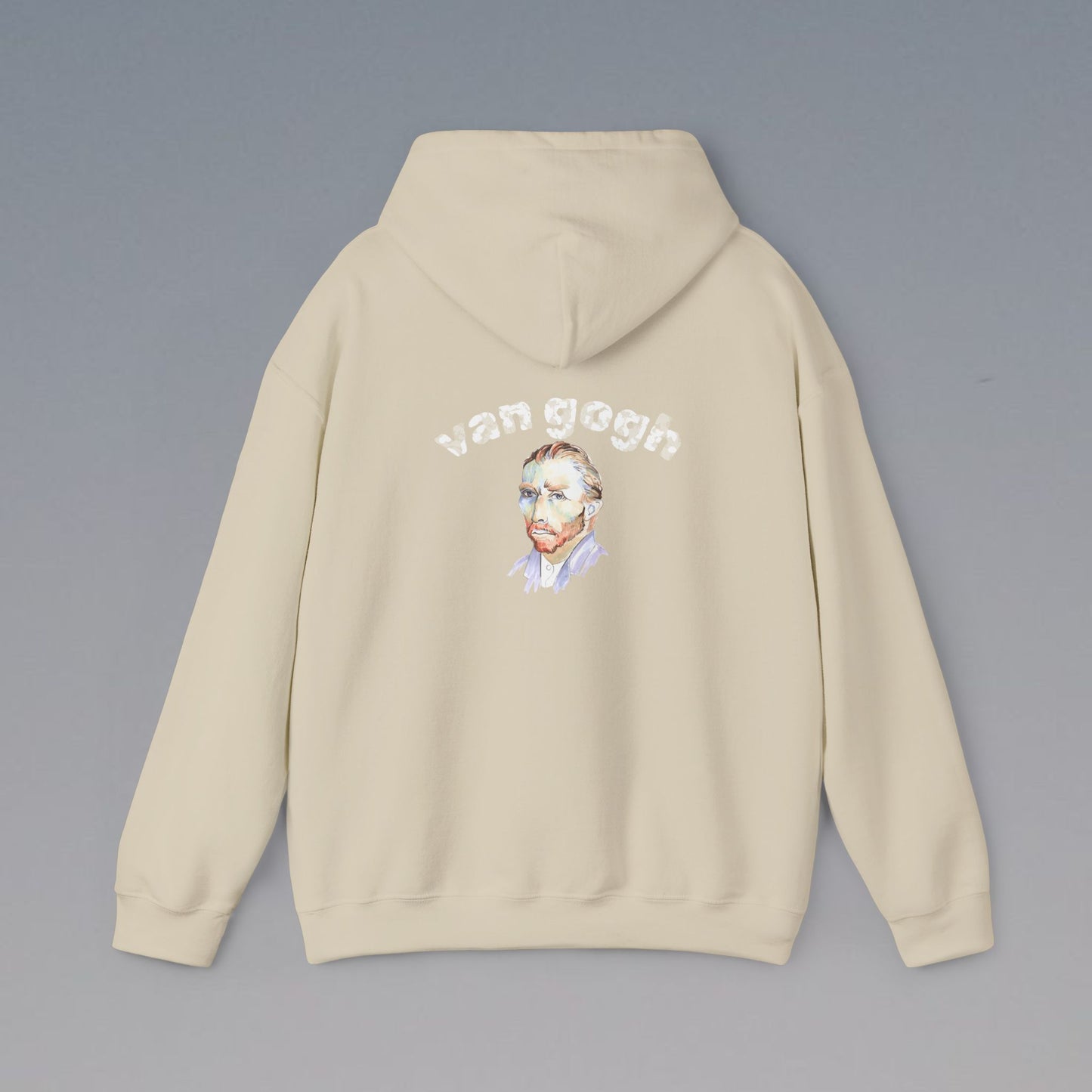Vincent Van Gogh Inspired Hooded Sweatshirt, Casual Style