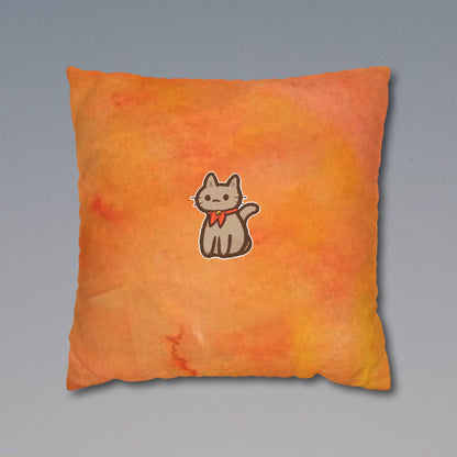 Cute Cat Themed Decorative Pillowcase, Cozy Home Decor