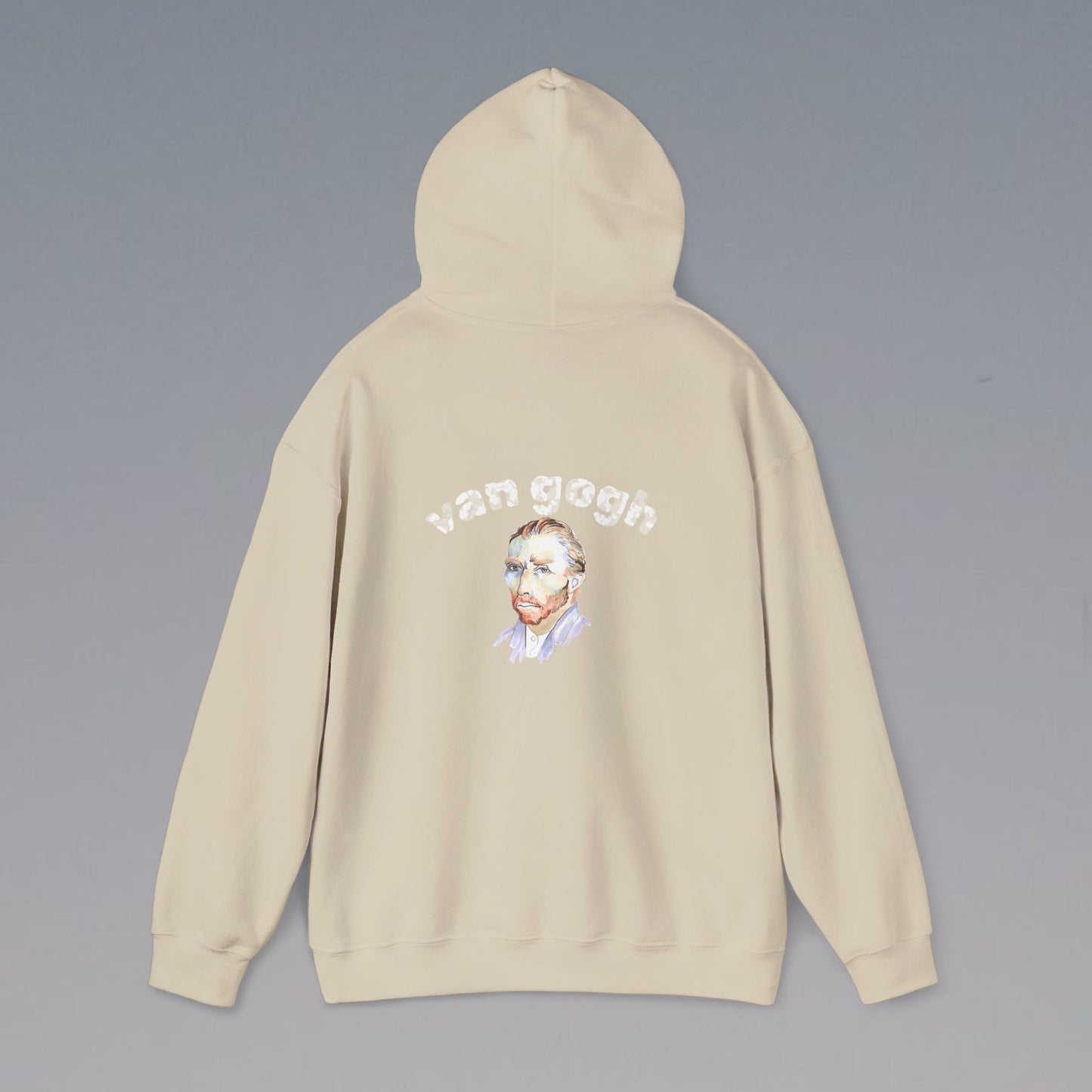 Vincent Van Gogh Inspired Hooded Sweatshirt, Casual Style
