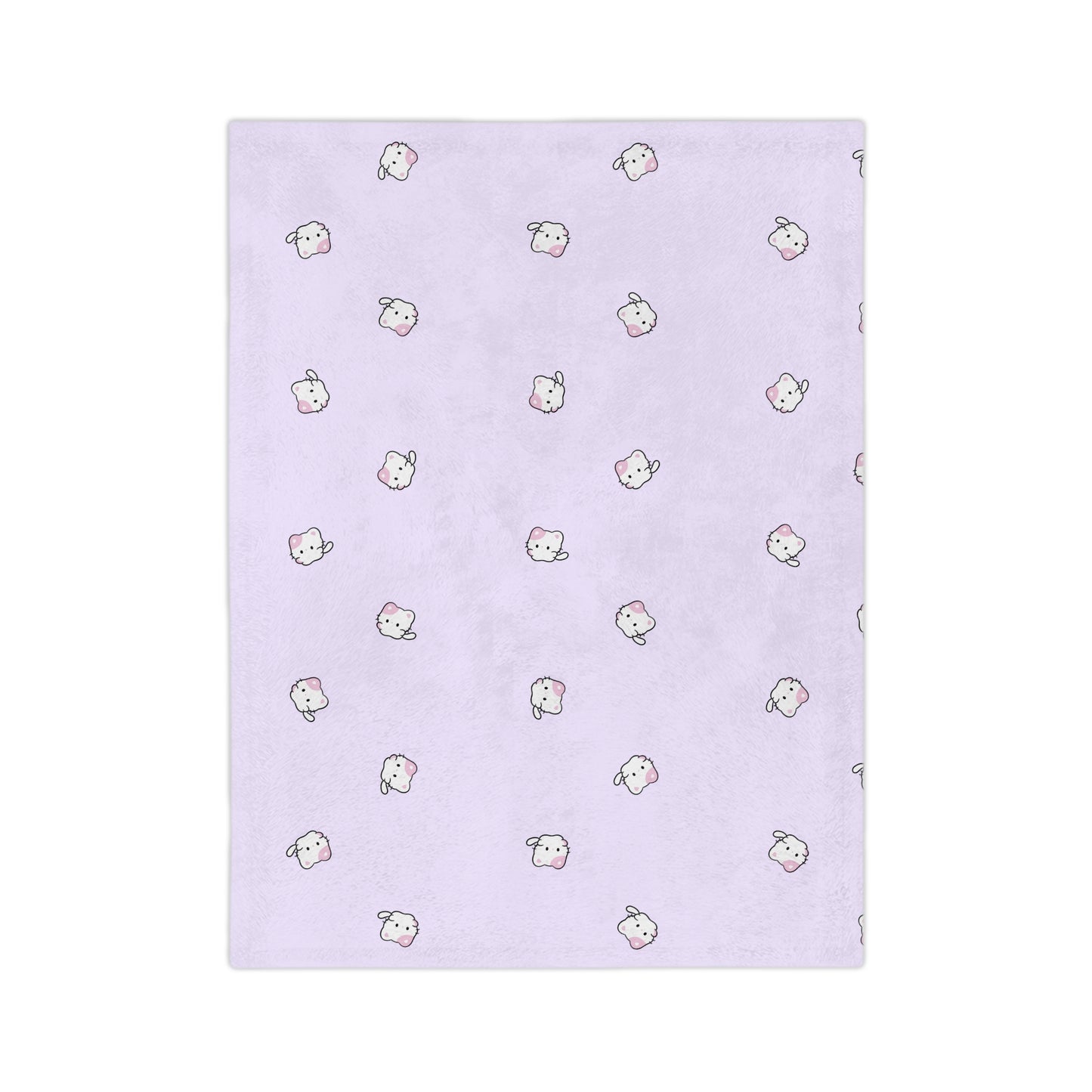 Cozy Cute Plush Blanket, Soft Microfiber Throw