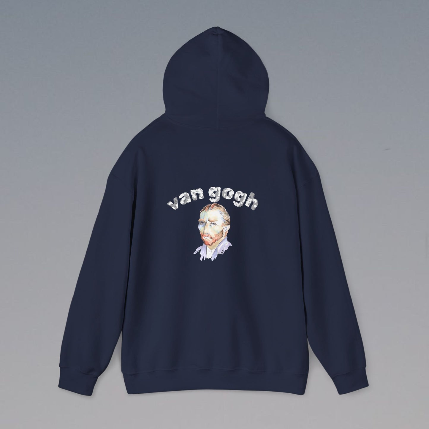 Vincent Van Gogh Inspired Hooded Sweatshirt, Casual Style
