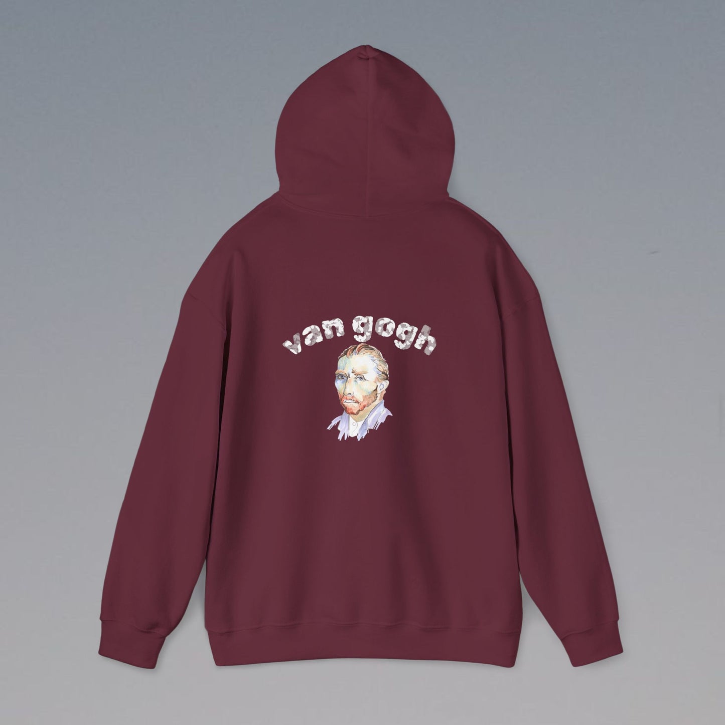 Vincent Van Gogh Inspired Hooded Sweatshirt, Casual Style