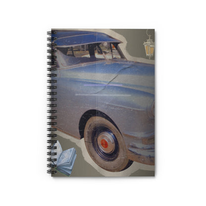 Vintage Car Spiral Notebook Retro Notebook Back to School Supplies