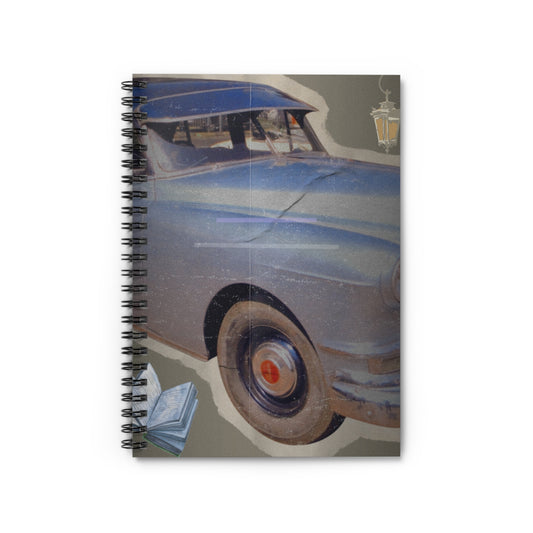 Vintage Car Spiral Notebook Retro Notebook Back to School Supplies