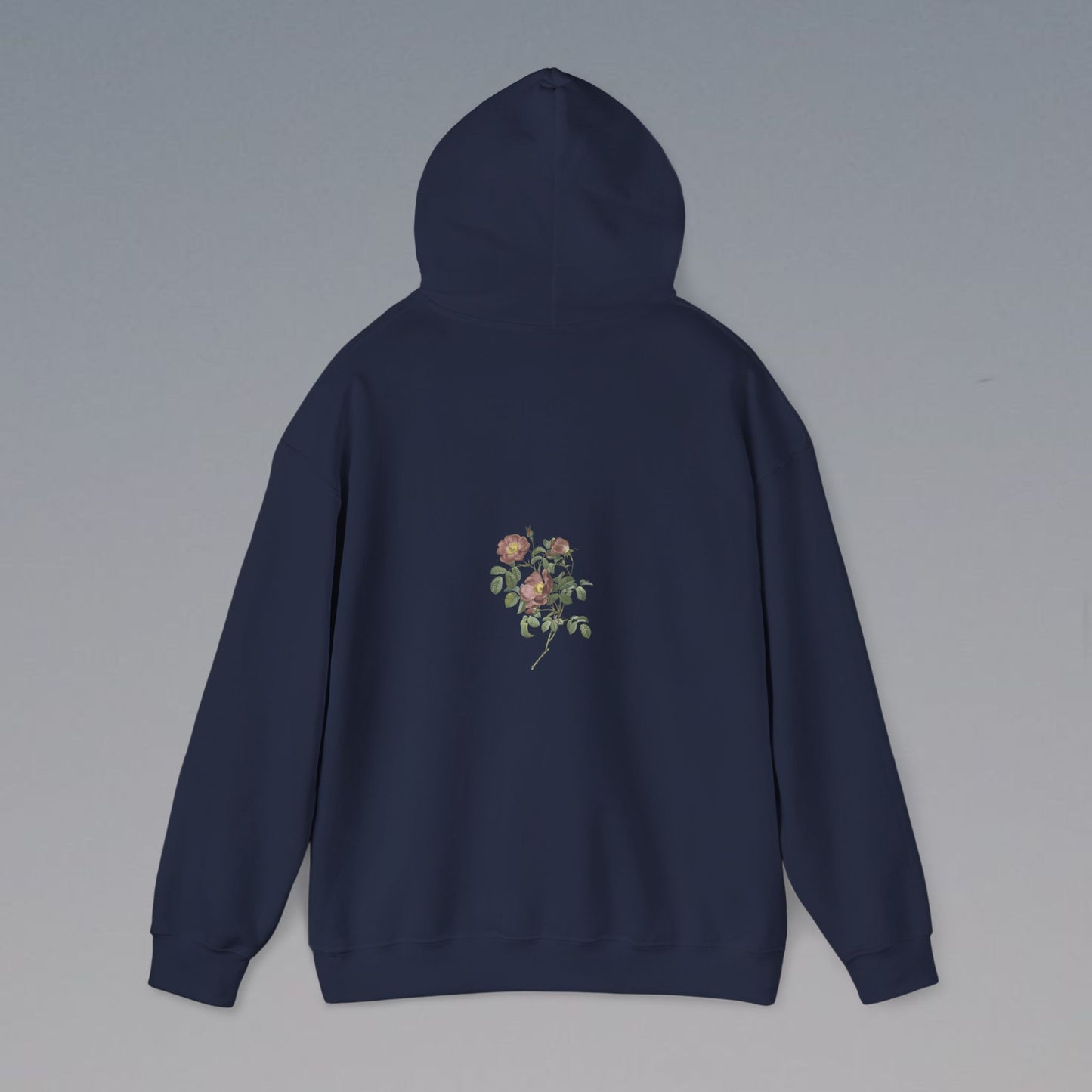 Chic Floral Graphic Hoodie Unisex Style