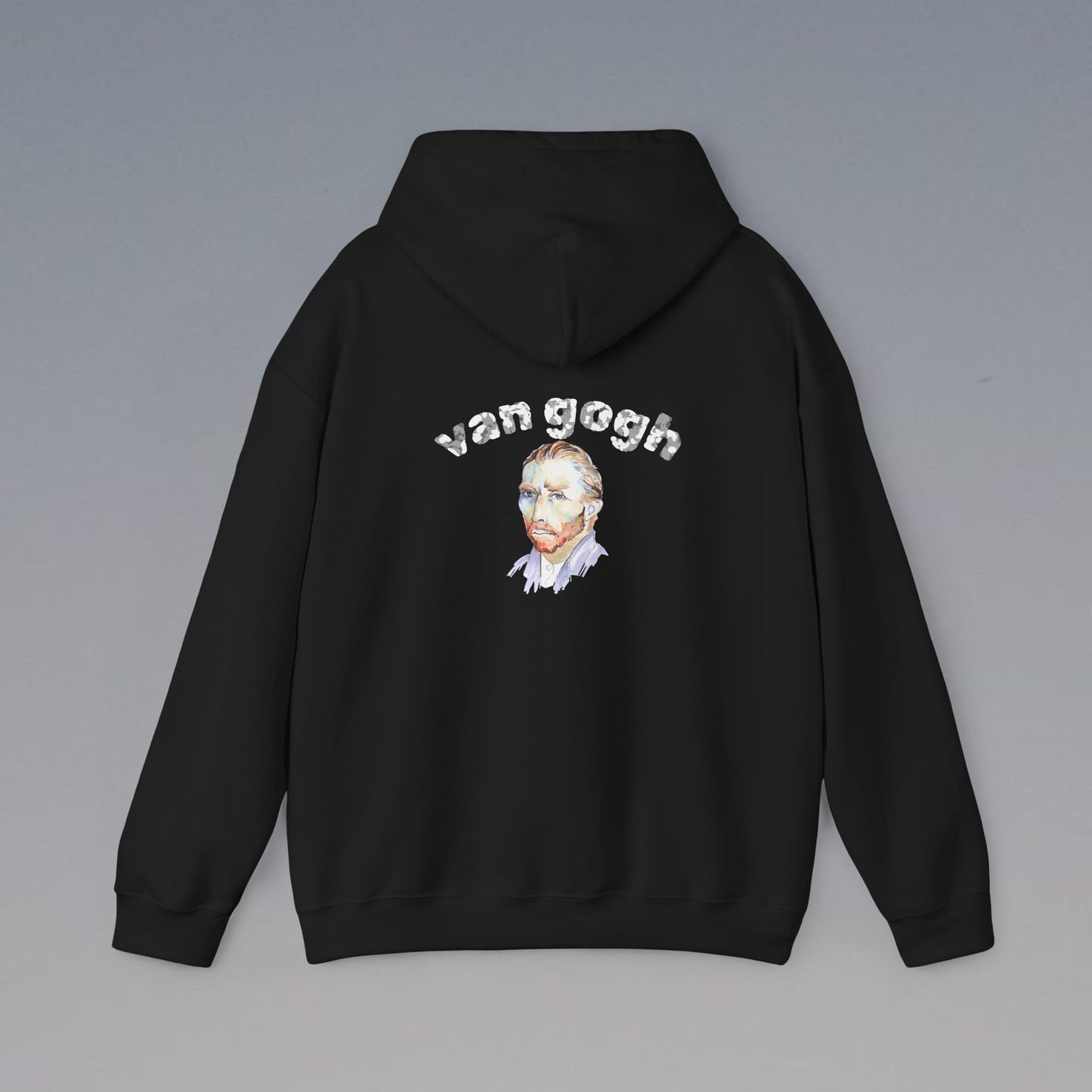 Vincent Van Gogh Inspired Hooded Sweatshirt, Casual Style