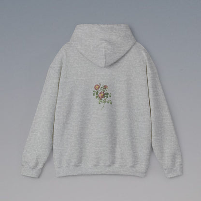 Chic Floral Graphic Hoodie Unisex Style