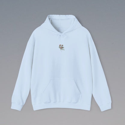 Chic Floral Graphic Hoodie Unisex Style