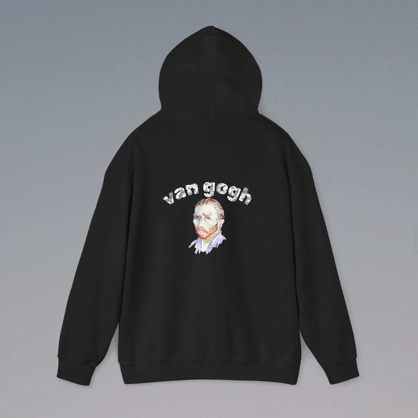 Vincent Van Gogh Inspired Hooded Sweatshirt, Casual Style