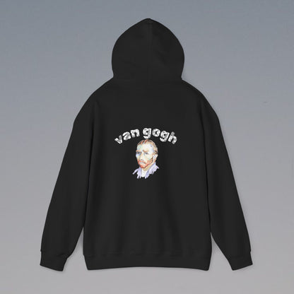 Vincent Van Gogh Inspired Hooded Sweatshirt, Casual Style