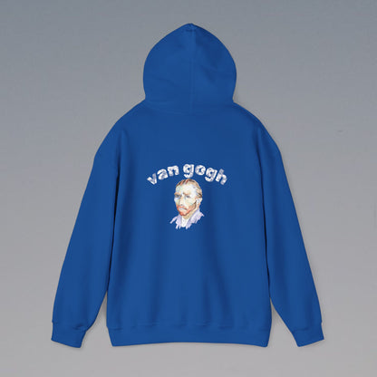Vincent Van Gogh Inspired Hooded Sweatshirt, Casual Style
