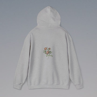 Chic Floral Graphic Hoodie Unisex Style