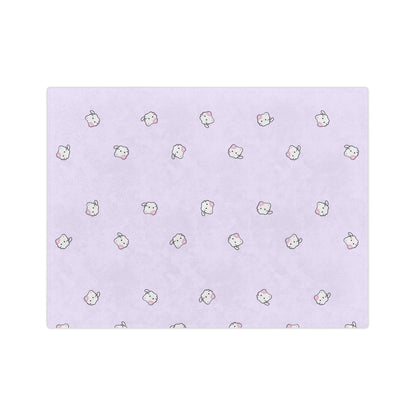 Cozy Cute Plush Blanket, Soft Microfiber Throw