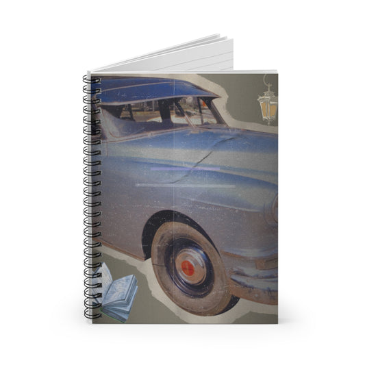 Vintage Car Spiral Notebook Retro Notebook Back to School Supplies