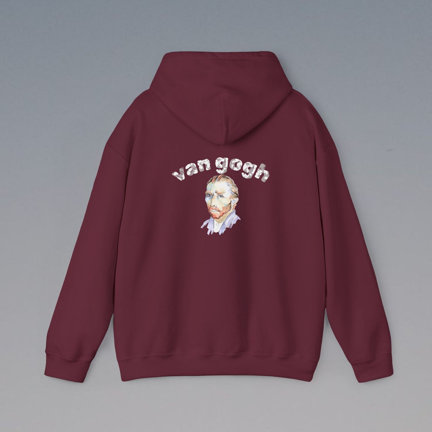 Vincent Van Gogh Inspired Hooded Sweatshirt, Casual Style