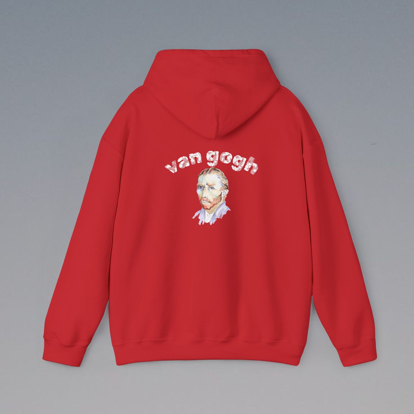 Vincent Van Gogh Inspired Hooded Sweatshirt, Casual Style