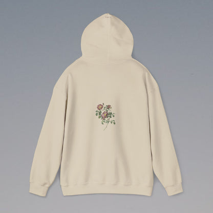 Chic Floral Graphic Hoodie Unisex Style