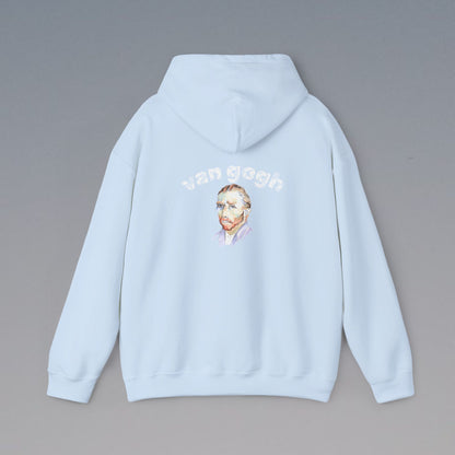Vincent Van Gogh Inspired Hooded Sweatshirt, Casual Style