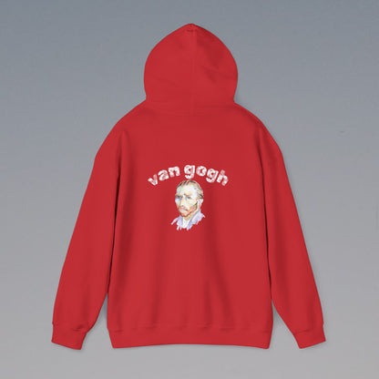 Vincent Van Gogh Inspired Hooded Sweatshirt, Casual Style