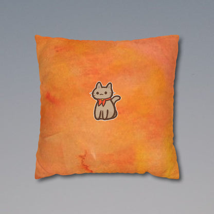 Cute Cat Themed Decorative Pillowcase, Cozy Home Decor