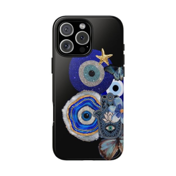 Blue Evil Eye Phone Case, Protective Phone Cover, Unique Phone Accessory, Gift for Her, Bohemian Style Case - Image 19