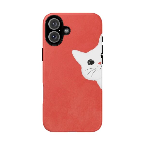 Cute Cat Phone Case, Tough Cat Case, Pet Lover Gift, Red Cat Protection, Fun Animal Phone Cover, Unique Kitty Design - Image 10
