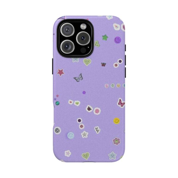 Purple Sticker Phone Case, Tough Phone Cover, Cute Gift for Teens, Fun Cell Phone Accessory, Aesthetic Phone Protector - Image 37