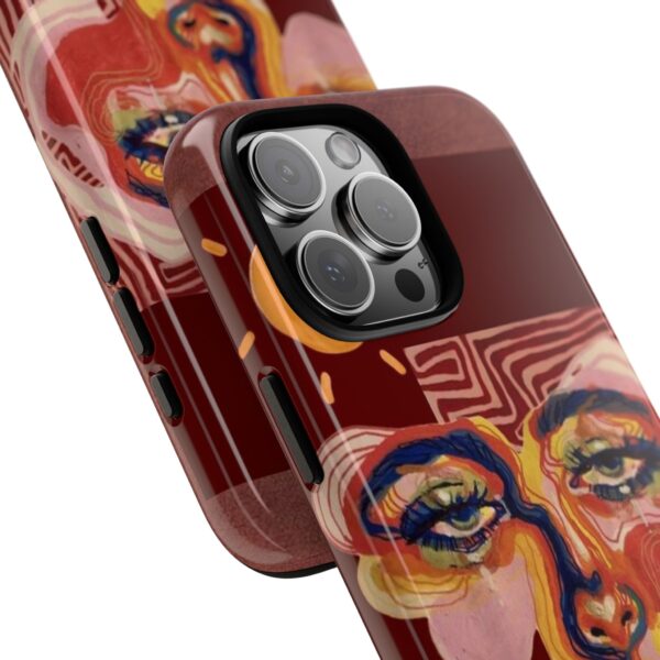 Artistic Phone Case, Unique Cases for Tough Love, Bohemian Style Case, Modern Artistic Design, Gift for Art Lovers - Image 20