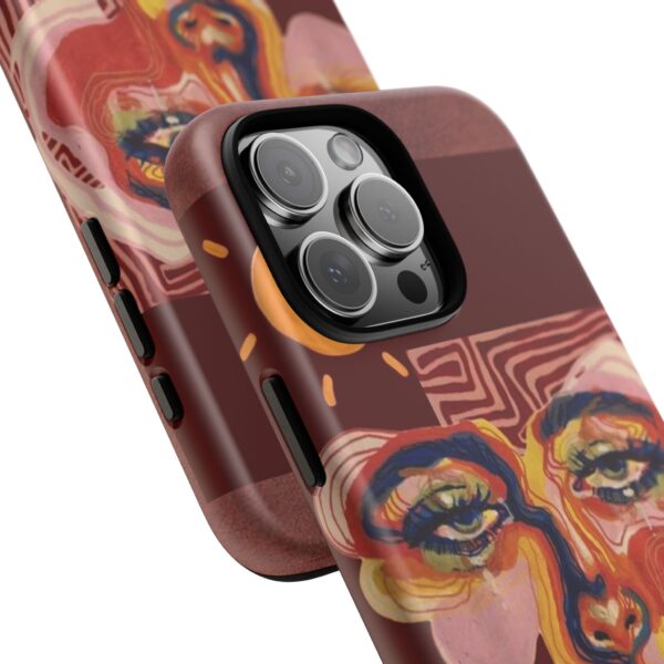 Artistic Phone Case, Unique Cases for Tough Love, Bohemian Style Case, Modern Artistic Design, Gift for Art Lovers - Image 23