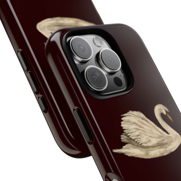 Elegant Swan Phone Case, Tough Phone Cover, Unique Smartphone Protection, Chic Gift for Her, Stylish Tech Accessories - Image 14