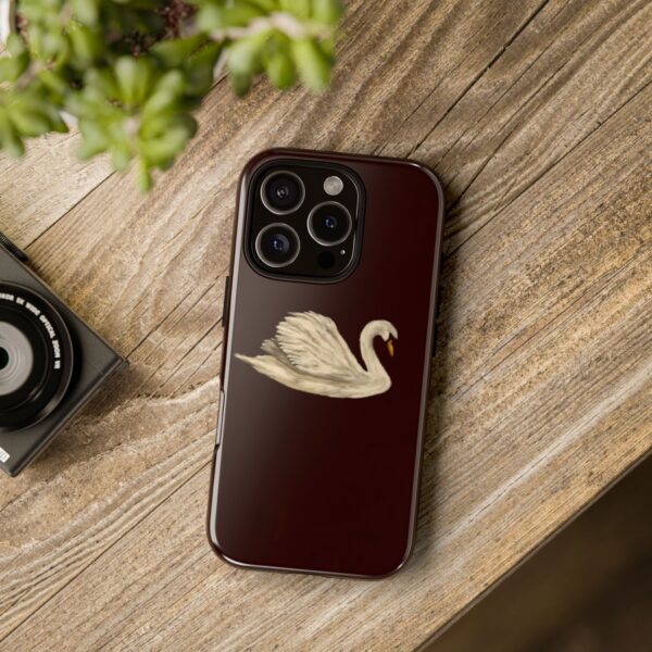 Elegant Swan Phone Case, Tough Phone Cover, Unique Smartphone Protection, Chic Gift for Her, Stylish Tech Accessories - Image 15